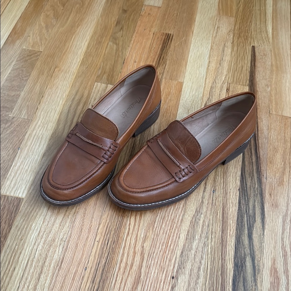 Classic Brown Leather Loafers